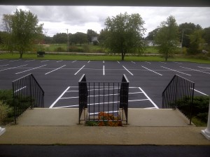 parking lot line striping